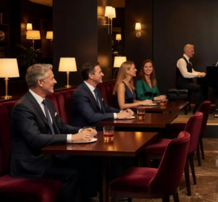 Lounge és jazz zenei est elegáns bárhangulattal a Modern Lounge Hall-ban